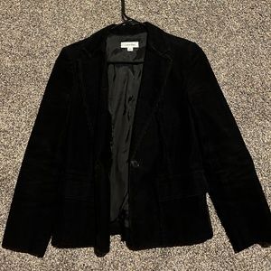 Calvin Klein black corduroy blazer